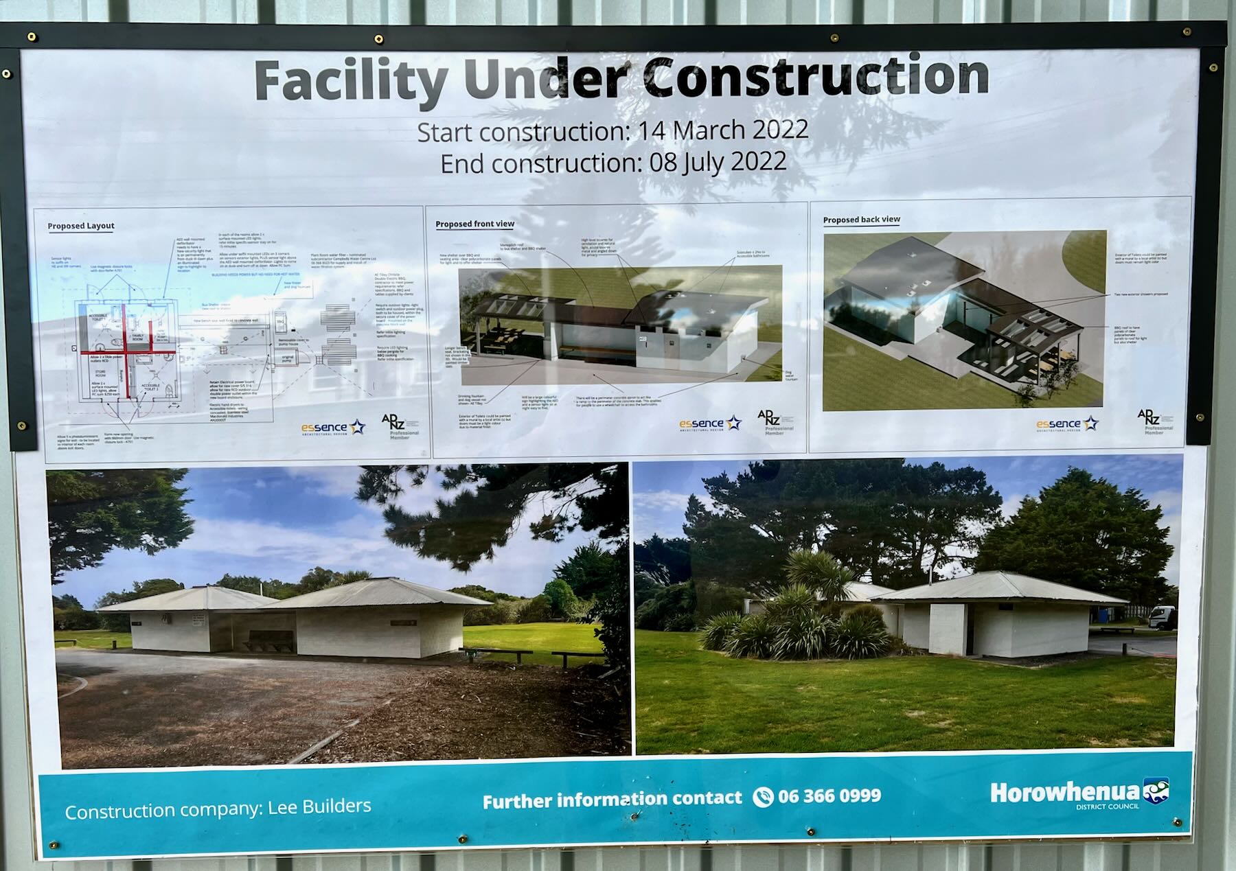 Facility Under Construction poster.