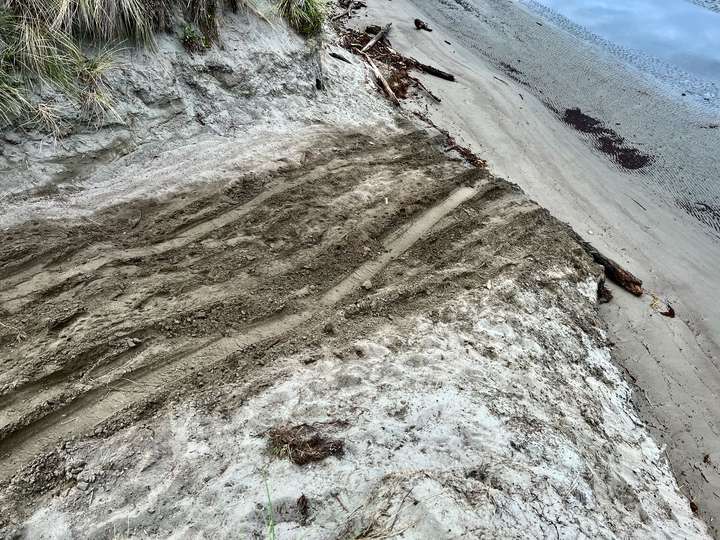 Chewed up sand. 